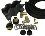 1^ hose kit w/ Double  O-Ring adapters,